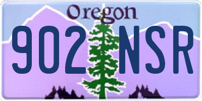 OR license plate 902NSR