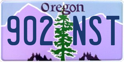 OR license plate 902NST
