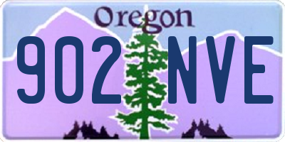 OR license plate 902NVE