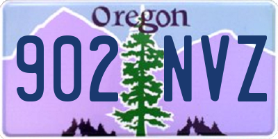 OR license plate 902NVZ