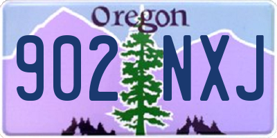 OR license plate 902NXJ
