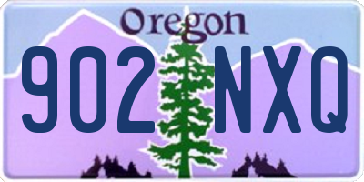 OR license plate 902NXQ