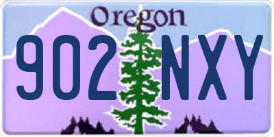 OR license plate 902NXY