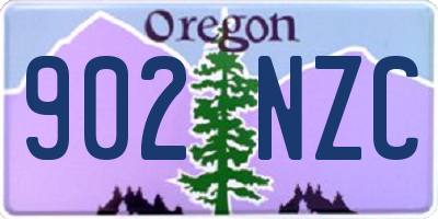 OR license plate 902NZC