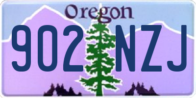 OR license plate 902NZJ