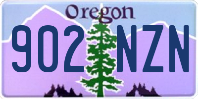 OR license plate 902NZN