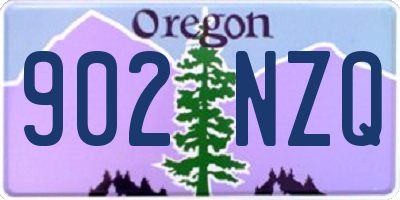 OR license plate 902NZQ