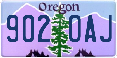 OR license plate 902OAJ