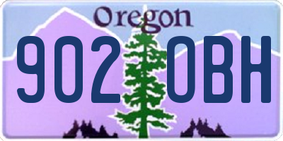OR license plate 902OBH