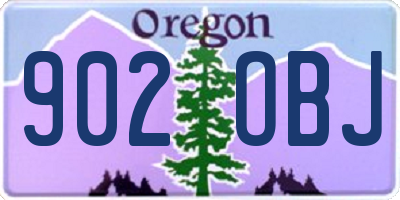 OR license plate 902OBJ