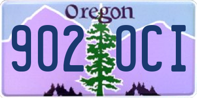 OR license plate 902OCI