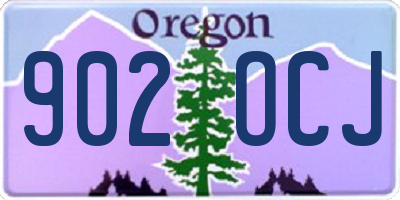 OR license plate 902OCJ