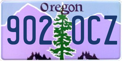 OR license plate 902OCZ