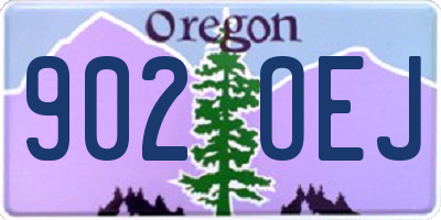 OR license plate 902OEJ