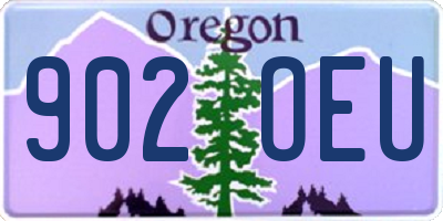 OR license plate 902OEU