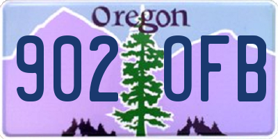 OR license plate 902OFB
