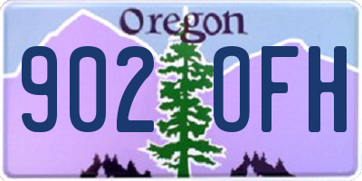 OR license plate 902OFH