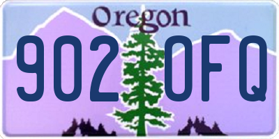 OR license plate 902OFQ