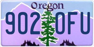 OR license plate 902OFU