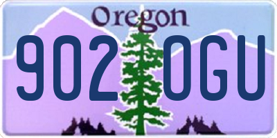 OR license plate 902OGU