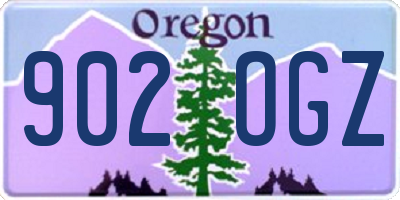 OR license plate 902OGZ