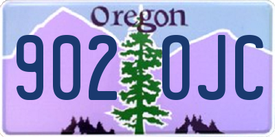 OR license plate 902OJC