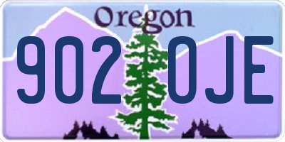 OR license plate 902OJE