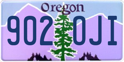 OR license plate 902OJI