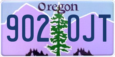 OR license plate 902OJT