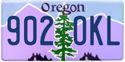 OR license plate 902OKL