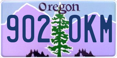 OR license plate 902OKM
