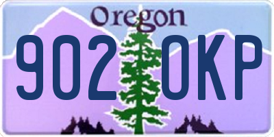 OR license plate 902OKP