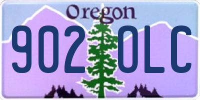 OR license plate 902OLC