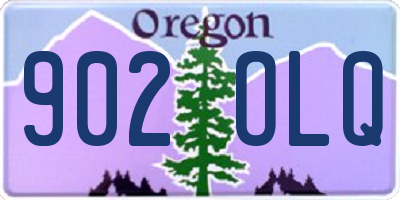 OR license plate 902OLQ