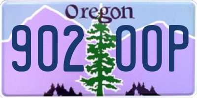 OR license plate 902OOP