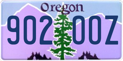 OR license plate 902OOZ