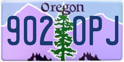 OR license plate 902OPJ