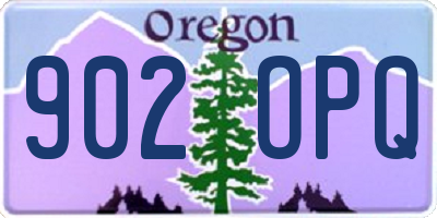 OR license plate 902OPQ