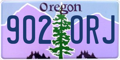 OR license plate 902ORJ