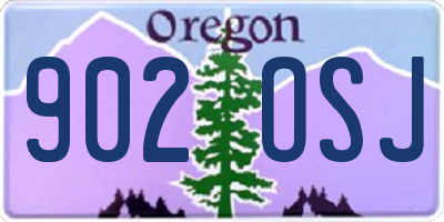 OR license plate 902OSJ