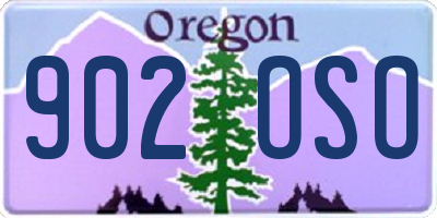 OR license plate 902OSO