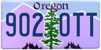 OR license plate 902OTT