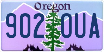 OR license plate 902OUA