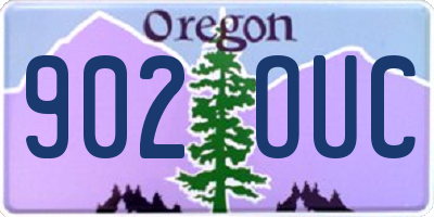 OR license plate 902OUC