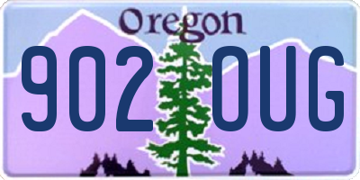 OR license plate 902OUG