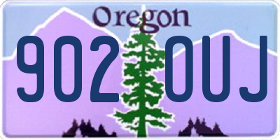 OR license plate 902OUJ