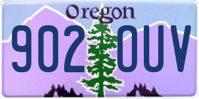 OR license plate 902OUV