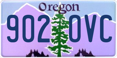 OR license plate 902OVC