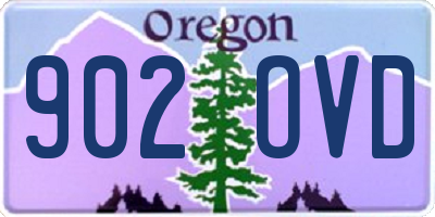 OR license plate 902OVD