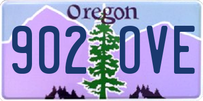 OR license plate 902OVE